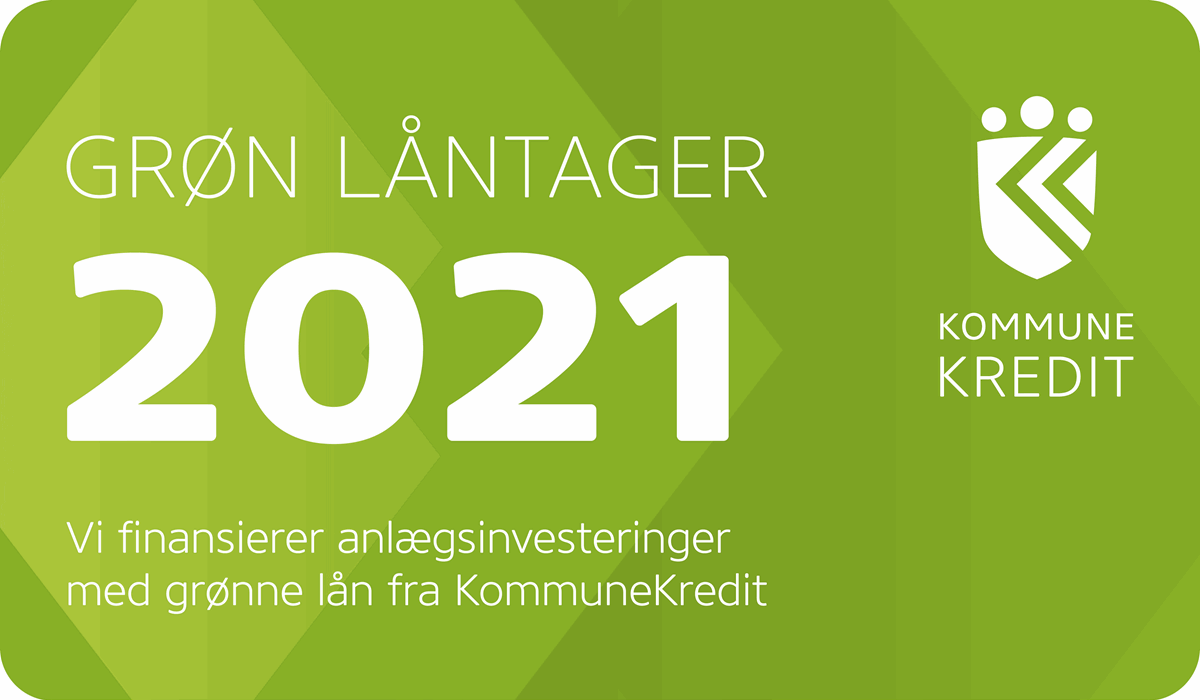Grøn Låntager certifikat 2021 - kommune kredit
